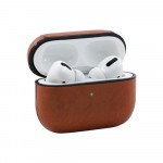 Wholesale Airpod Pro PU Leather Cover Skin for Airpod Pro Charging Case (Brown)